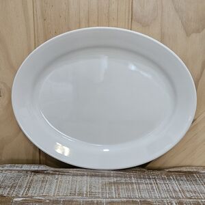 Vintage | Comcor By Corningware Classic Cream Colored Oval Platter